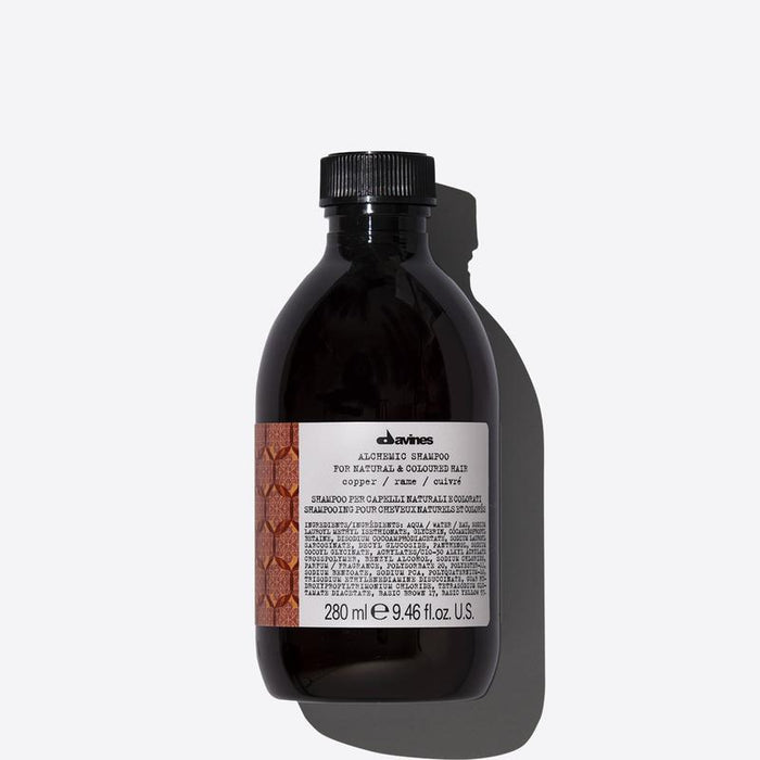 Davines Alchemic Copper Shampoo | 280ml available online at Little Hair Co