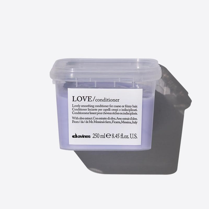 Davines Essentials Love Smooth Conditioner | 250ml available online at Little Hair Co