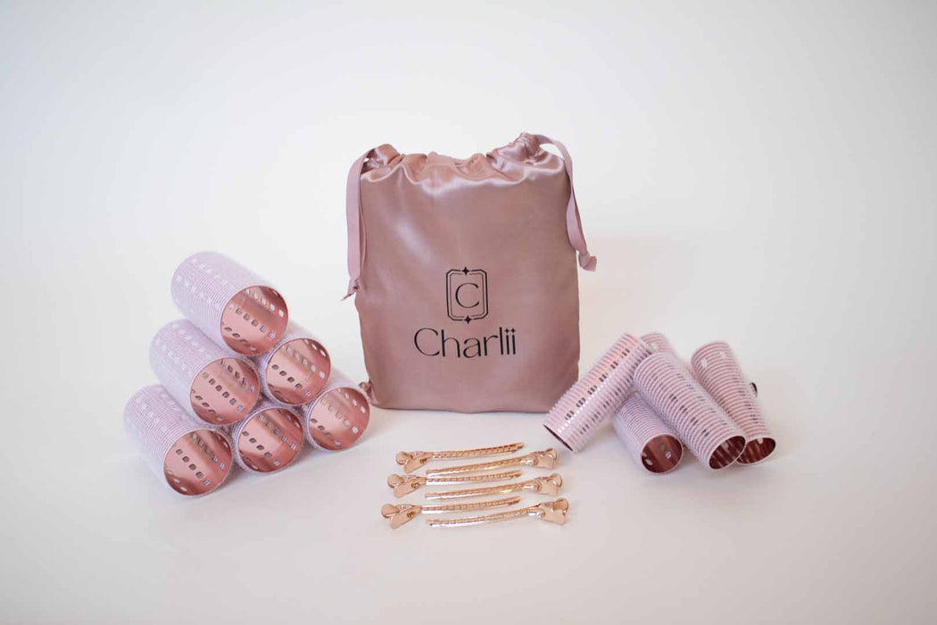 Charlii rollers - Marilyn set PINK